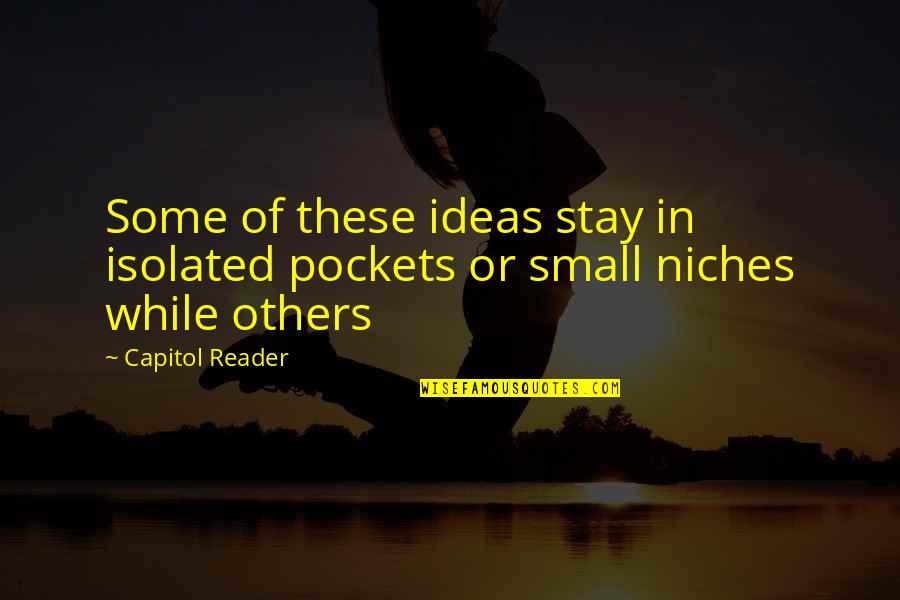 Litsenziin Quotes By Capitol Reader: Some of these ideas stay in isolated pockets
