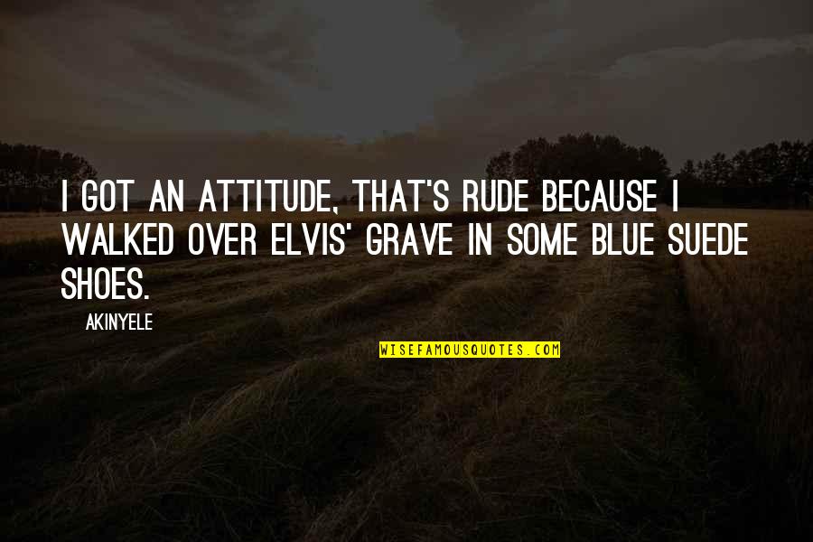 Little Piece Of Heaven Quotes By Akinyele: I got an attitude, that's rude because I