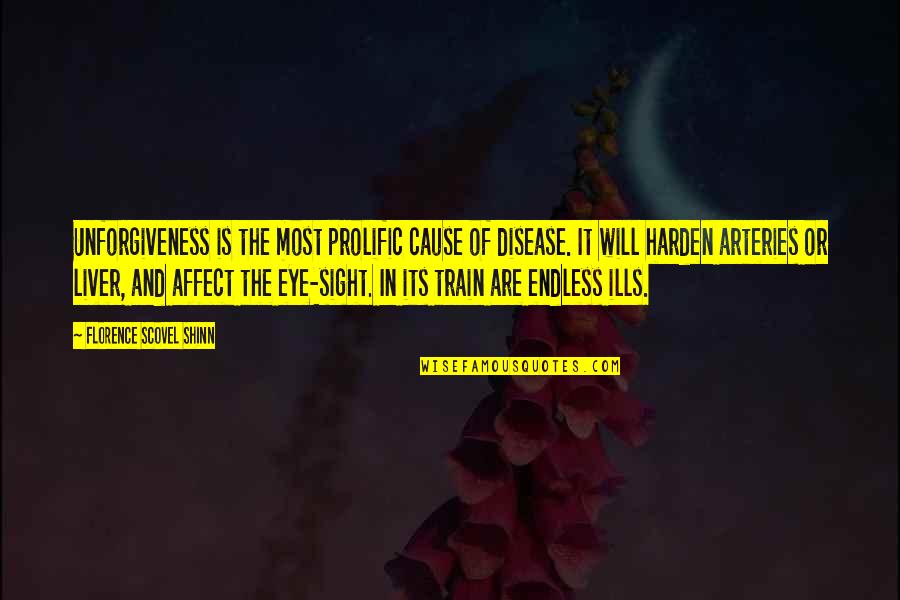 Liver's Quotes By Florence Scovel Shinn: Unforgiveness is the most prolific cause of disease. Liver's Quotes By Florence Scovel Shinn: Unforgiveness is the most prolific cause of disease.
