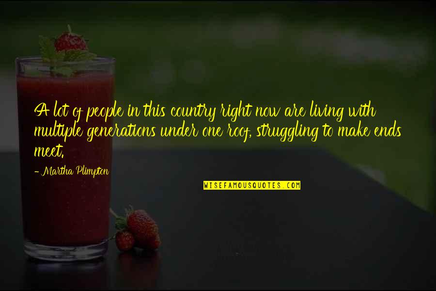Living Now Quotes By Martha Plimpton: A lot of people in this country right Living Now Quotes By Martha Plimpton: A lot of people in this country right