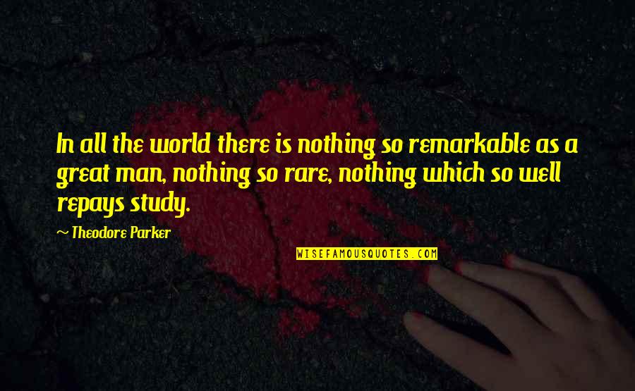 Living With Down Syndrome Quotes By Theodore Parker: In all the world there is nothing so