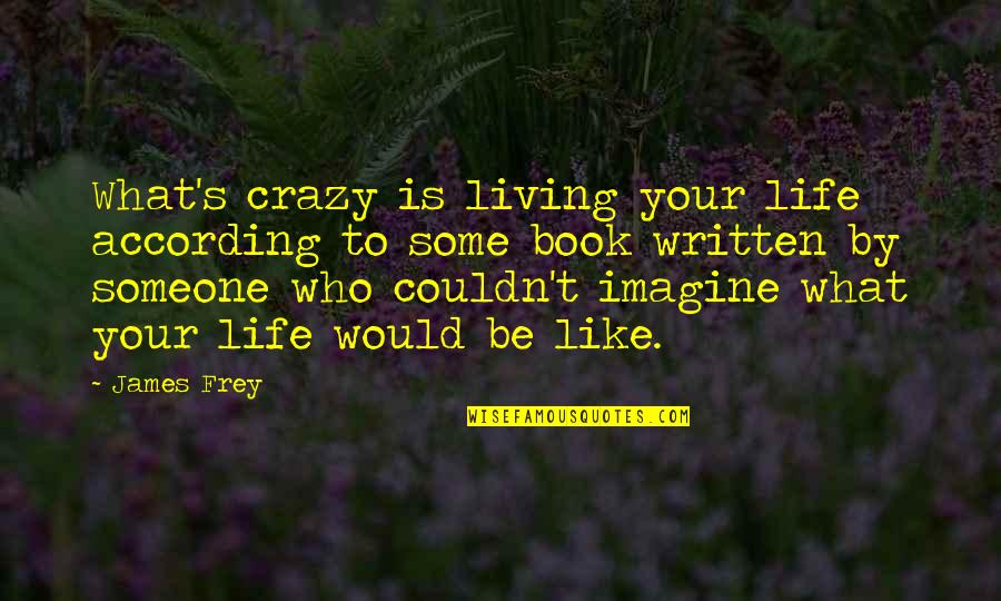 Living Your Life Crazy Quotes By James Frey: What's crazy is living your life according to