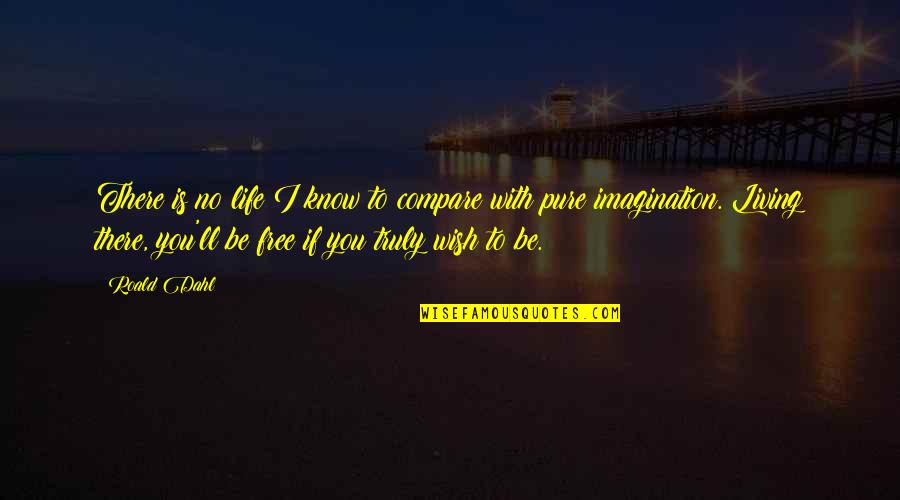 Living Your Life Free Quotes By Roald Dahl: There is no life I know to compare