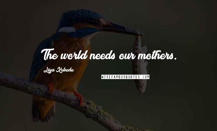 Liya Kebede quotes: The world needs our mothers.