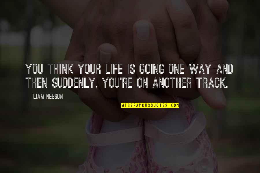 Lkelere G Re Irk Ilik Makale Quotes By Liam Neeson: You think your life is going one way