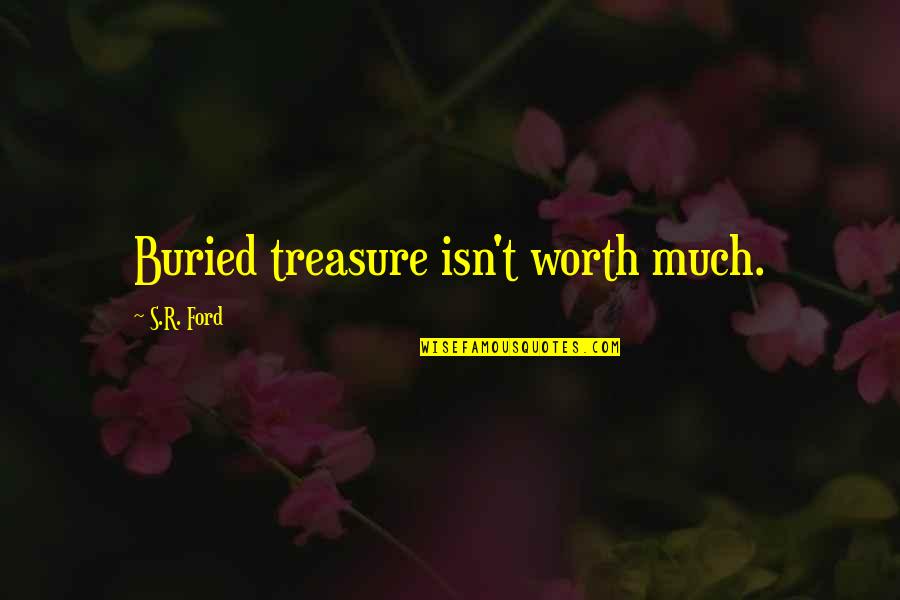 Llevadero En Quotes By S.R. Ford: Buried treasure isn't worth much.