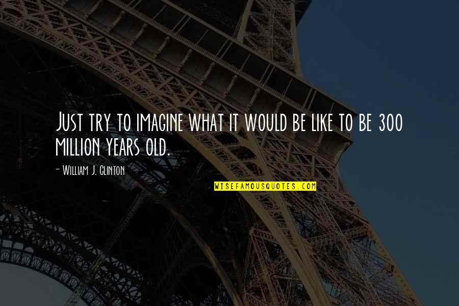 Lob Quote Quotes By William J. Clinton: Just try to imagine what it would be