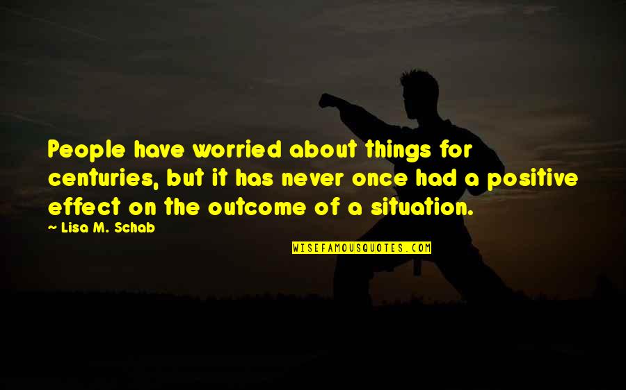 Lobservateur Obituaries Quotes By Lisa M. Schab: People have worried about things for centuries, but