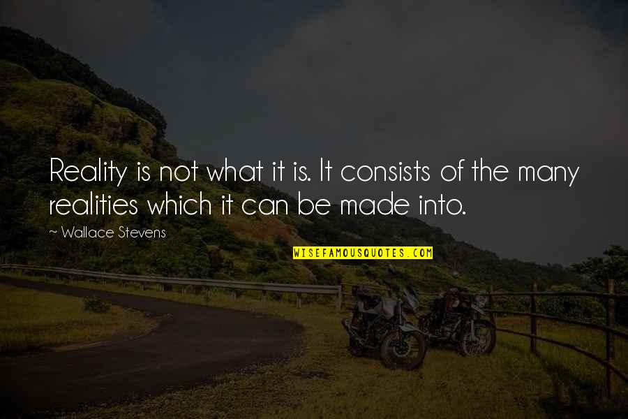 Local Auto Glass Replacement Quotes By Wallace Stevens: Reality is not what it is. It consists