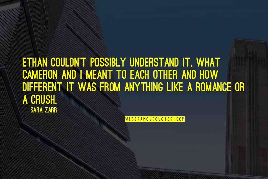 Lock Picks For Sale Quotes By Sara Zarr: Ethan couldn't possibly understand it, what Cameron and