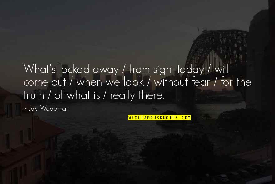 Locked Out Quotes By Jay Woodman: What's locked away / from sight today /