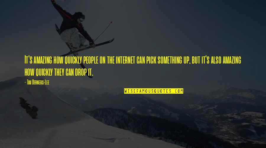 Lockon Stratos Quotes By Tim Berners-Lee: It's amazing how quickly people on the internet