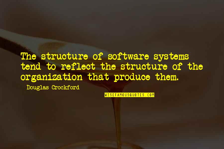Loftus Construction Quotes By Douglas Crockford: The structure of software systems tend to reflect Loftus Construction Quotes By Douglas Crockford: The structure of software systems tend to reflect