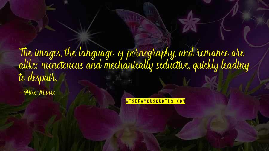 Logaritmos Propiedades Quotes By Alice Munro: The images, the language, of pornography, and romance Logaritmos Propiedades Quotes By Alice Munro: The images, the language, of pornography, and romance