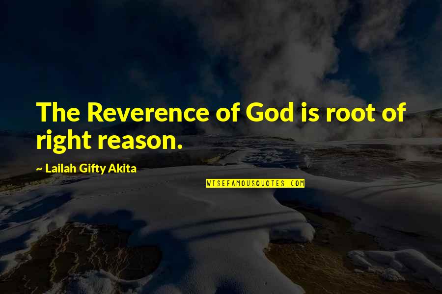 Logstash Grok Quotes By Lailah Gifty Akita: The Reverence of God is root of right