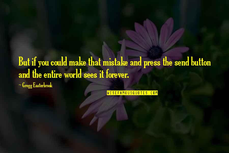 Lojas Becker Quotes By Gregg Easterbrook: But if you could make that mistake and