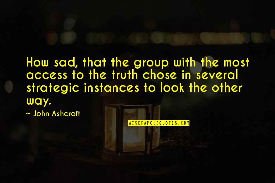 Loko Lokong Quotes By John Ashcroft: How sad, that the group with the most Loko Lokong Quotes By John Ashcroft: How sad, that the group with the most