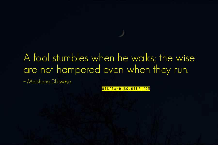 Lol Chat Quotes By Matshona Dhliwayo: A fool stumbles when he walks; the wise Lol Chat Quotes By Matshona Dhliwayo: A fool stumbles when he walks; the wise