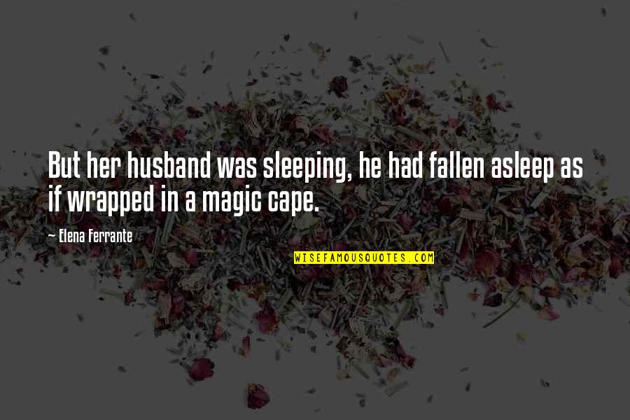 Lol Thats Me Tumblr Quotes By Elena Ferrante: But her husband was sleeping, he had fallen