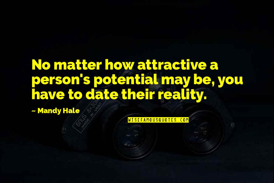 Loma Quotes By Mandy Hale: No matter how attractive a person's potential may
