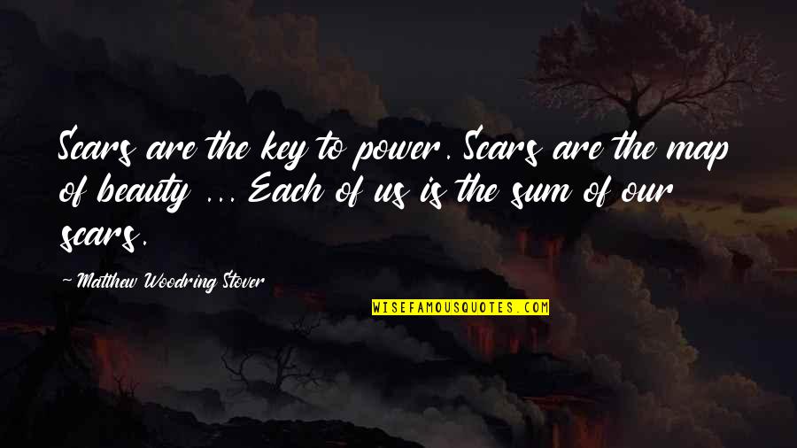 Lonesome Dove Deets Quotes By Matthew Woodring Stover: Scars are the key to power. Scars are