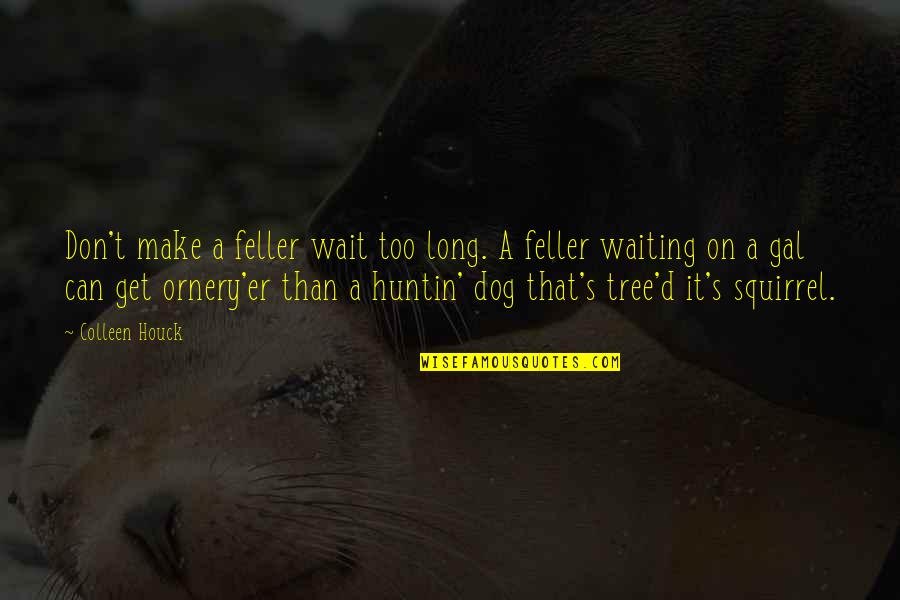 Long Wait Love Quotes By Colleen Houck: Don't make a feller wait too long. A