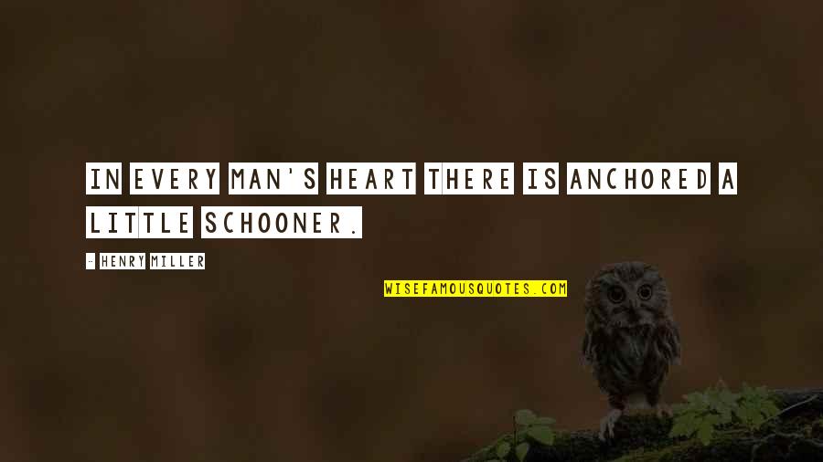 Long Walk For A Cup Of Coffee Quotes By Henry Miller: In every man's heart there is anchored a