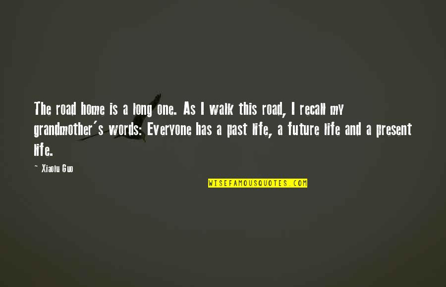 Long Walk Home Quotes By Xiaolu Guo: The road home is a long one. As