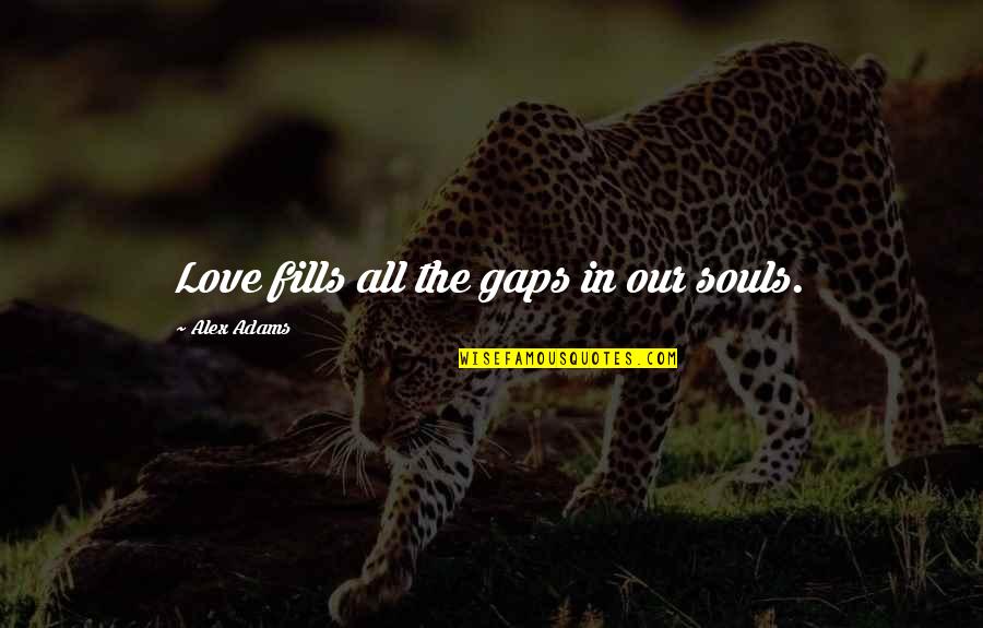 Longsuffering In The Bible Quotes By Alex Adams: Love fills all the gaps in our souls. Longsuffering In The Bible Quotes By Alex Adams: Love fills all the gaps in our souls.