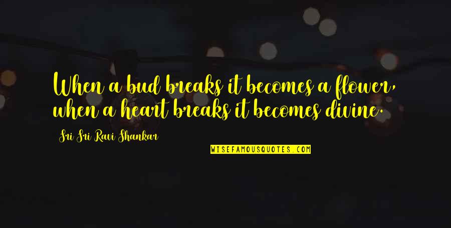 Lonnel Quotes By Sri Sri Ravi Shankar: When a bud breaks it becomes a flower, Lonnel Quotes By Sri Sri Ravi Shankar: When a bud breaks it becomes a flower,