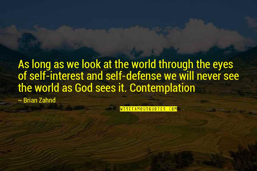 Look At Eyes Quotes By Brian Zahnd: As long as we look at the world Look At Eyes Quotes By Brian Zahnd: As long as we look at the world