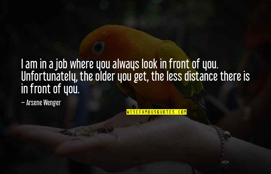 Look Off Into The Distance Quotes By Arsene Wenger: I am in a job where you always