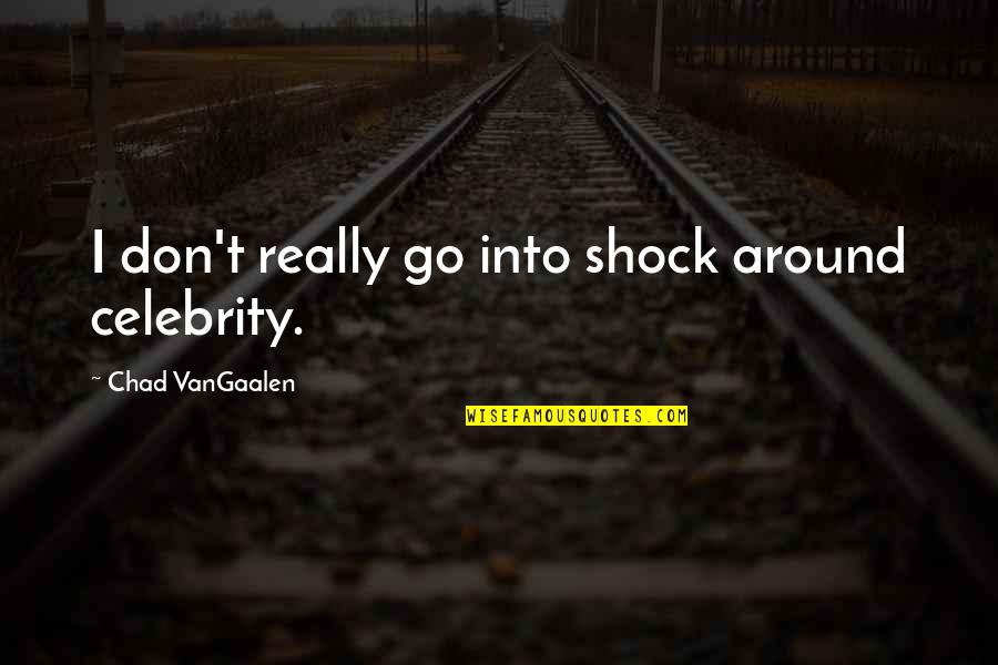 Look Who's Talking Now Quotes By Chad VanGaalen: I don't really go into shock around celebrity.