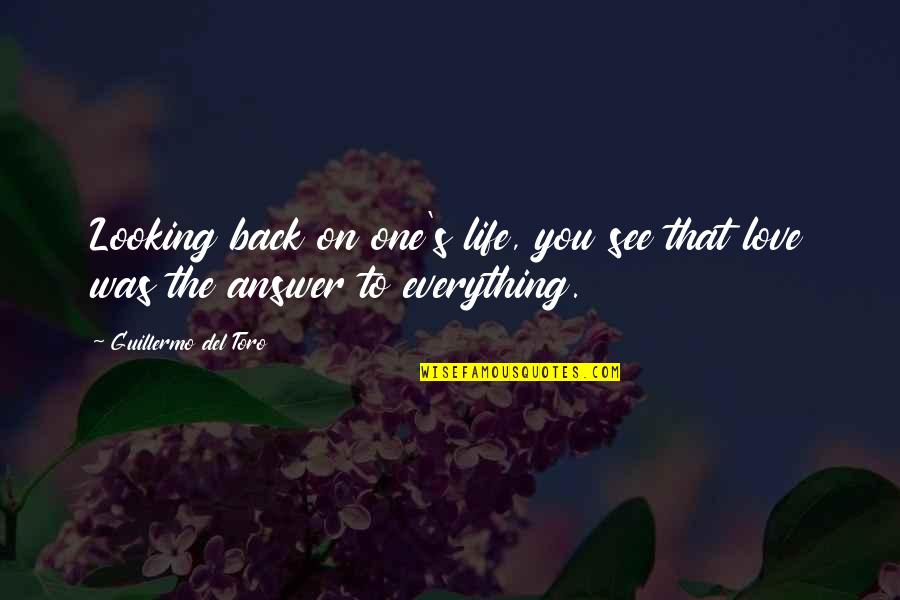 Looking Back On Life Quotes By Guillermo Del Toro: Looking back on one's life, you see that Looking Back On Life Quotes By Guillermo Del Toro: Looking back on one's life, you see that