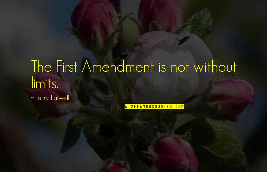 Looking For The Special Someone Quotes By Jerry Falwell: The First Amendment is not without limits.