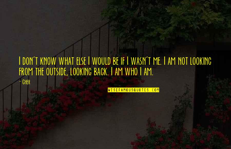 Looking Outside Quotes By Cher: I don't know what else I would be Looking Outside Quotes By Cher: I don't know what else I would be