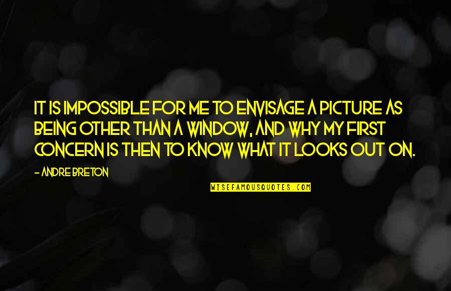 Looks To Me Quotes By Andre Breton: It is impossible for me to envisage a