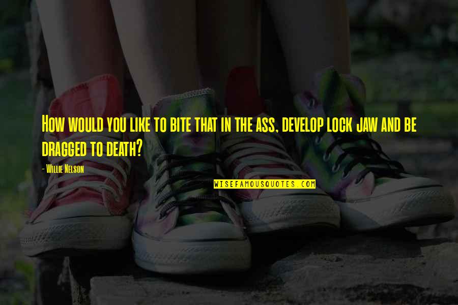 Losed Dreams Quotes By Willie Nelson: How would you like to bite that in Losed Dreams Quotes By Willie Nelson: How would you like to bite that in