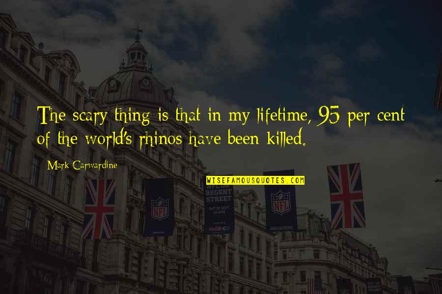 Losing A Mother At A Young Age Quotes By Mark Carwardine: The scary thing is that in my lifetime,