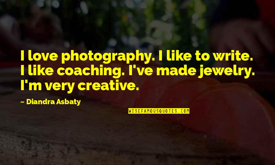 Losing Is Hard Quotes By Diandra Asbaty: I love photography. I like to write. I Losing Is Hard Quotes By Diandra Asbaty: I love photography. I like to write. I