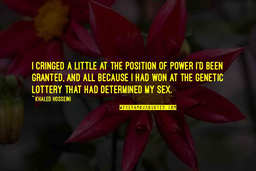 Losing Your Child Quotes By Khaled Hosseini: I cringed a little at the position of Losing Your Child Quotes By Khaled Hosseini: I cringed a little at the position of