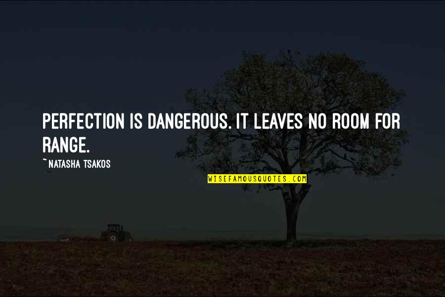 Loss Of Illusions Quotes By Natasha Tsakos: Perfection is dangerous. It leaves no room for