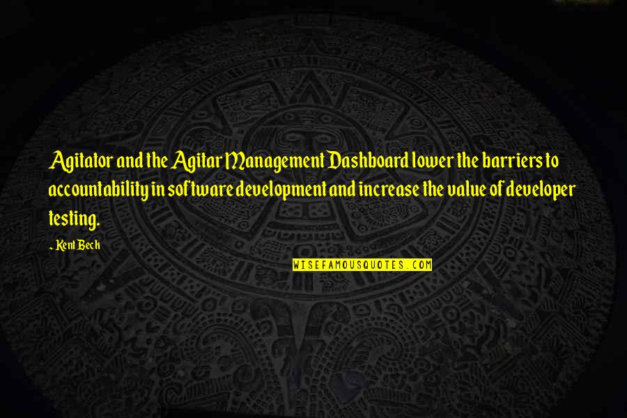 Lost My Self Worth Quotes By Kent Beck: Agitator and the Agitar Management Dashboard lower the Lost My Self Worth Quotes By Kent Beck: Agitator and the Agitar Management Dashboard lower the