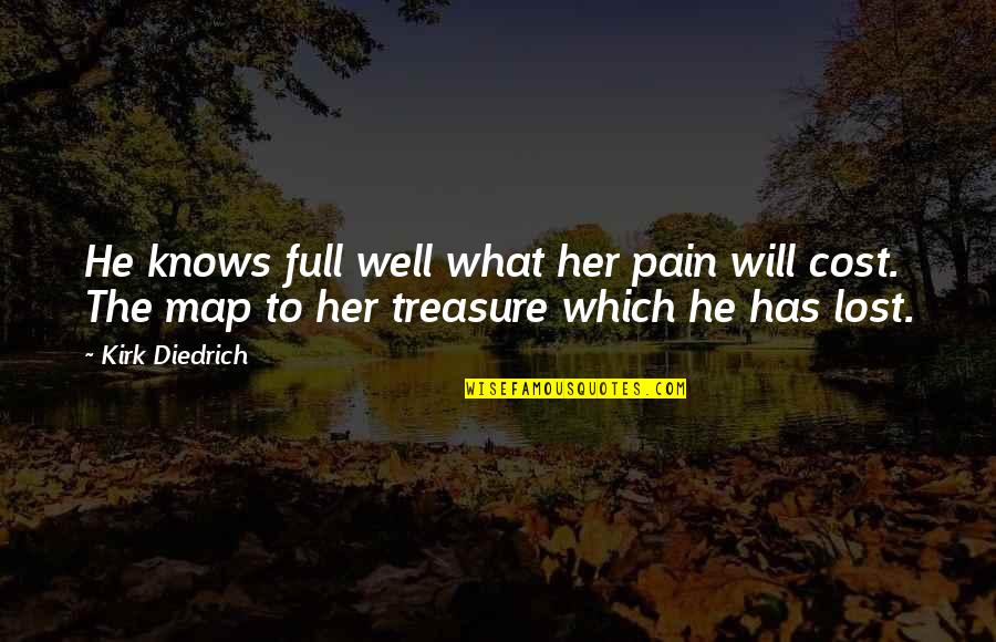 Lost Pain Quotes By Kirk Diedrich: He knows full well what her pain will