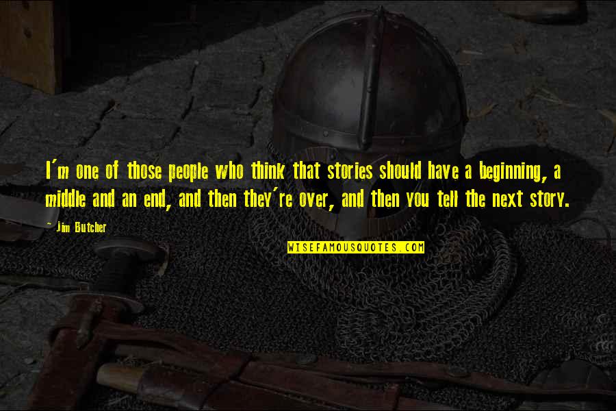Lostness Monster Quotes By Jim Butcher: I'm one of those people who think that Lostness Monster Quotes By Jim Butcher: I'm one of those people who think that