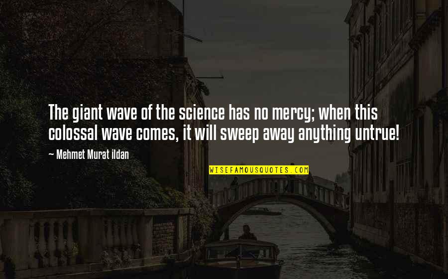 Louis The 16th Quotes By Mehmet Murat Ildan: The giant wave of the science has no