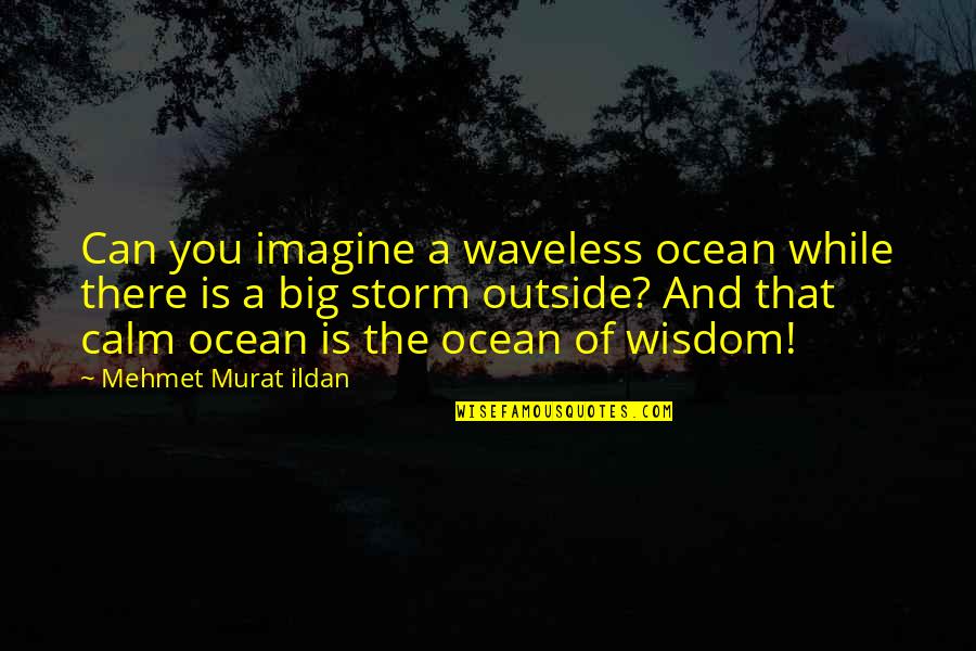 Loutsios Quotes By Mehmet Murat Ildan: Can you imagine a waveless ocean while there Loutsios Quotes By Mehmet Murat Ildan: Can you imagine a waveless ocean while there