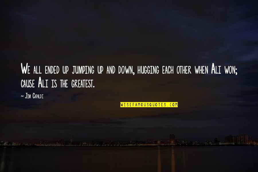 Lovable Friendship Quotes By Jim Capaldi: We all ended up jumping up and down,