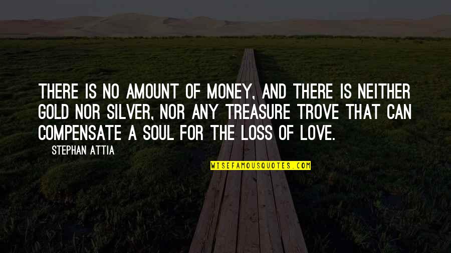 Love And Loss Quotes By Stephan Attia: There is no amount of money, and there