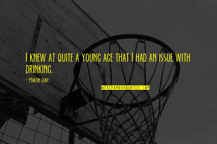 Love Cute Funny Quotes By Martin Gore: I knew at quite a young age that